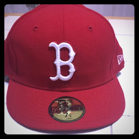 maroon red sox hat
